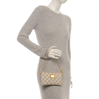 Louis Vuitton Damier Azur Pochette Milla MM 2 of 6