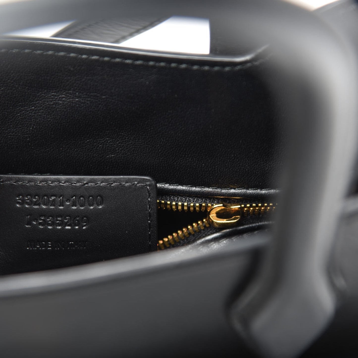 Calfskin Maillon Shoulder Bag Black