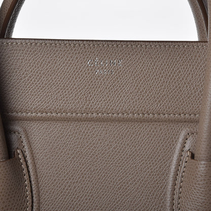 Celine Grained Calfskin Medium Phantom Luggage Taupe 6 of 10