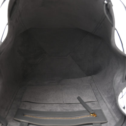 Celine Soft Grained Calfskin Medium Belt Cabas Phantom Grey 5 of 10