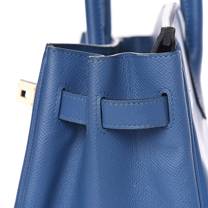 Hermes Epsom Birkin 30 Bleu 18 of 31