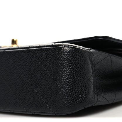 Chanel Caviar Quilted Medium Double Flap Black 10 of 10