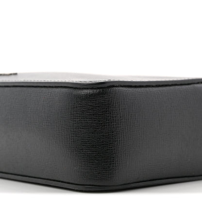 Off-White Saffiano Logo Belt Bag Crossbody Bag Black 9 of 12