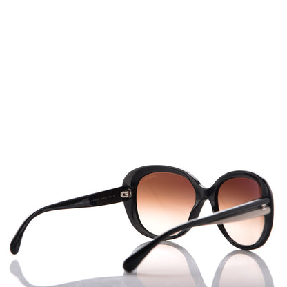 Chanel Signature Oval Sunglasses 5312 Black 4 of 9