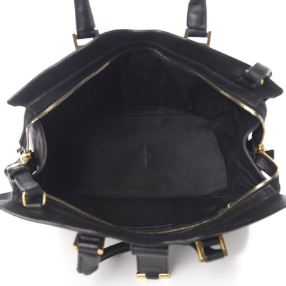 Saint Laurent Sheepskin Small Cabas ChYc Black 4 of 14