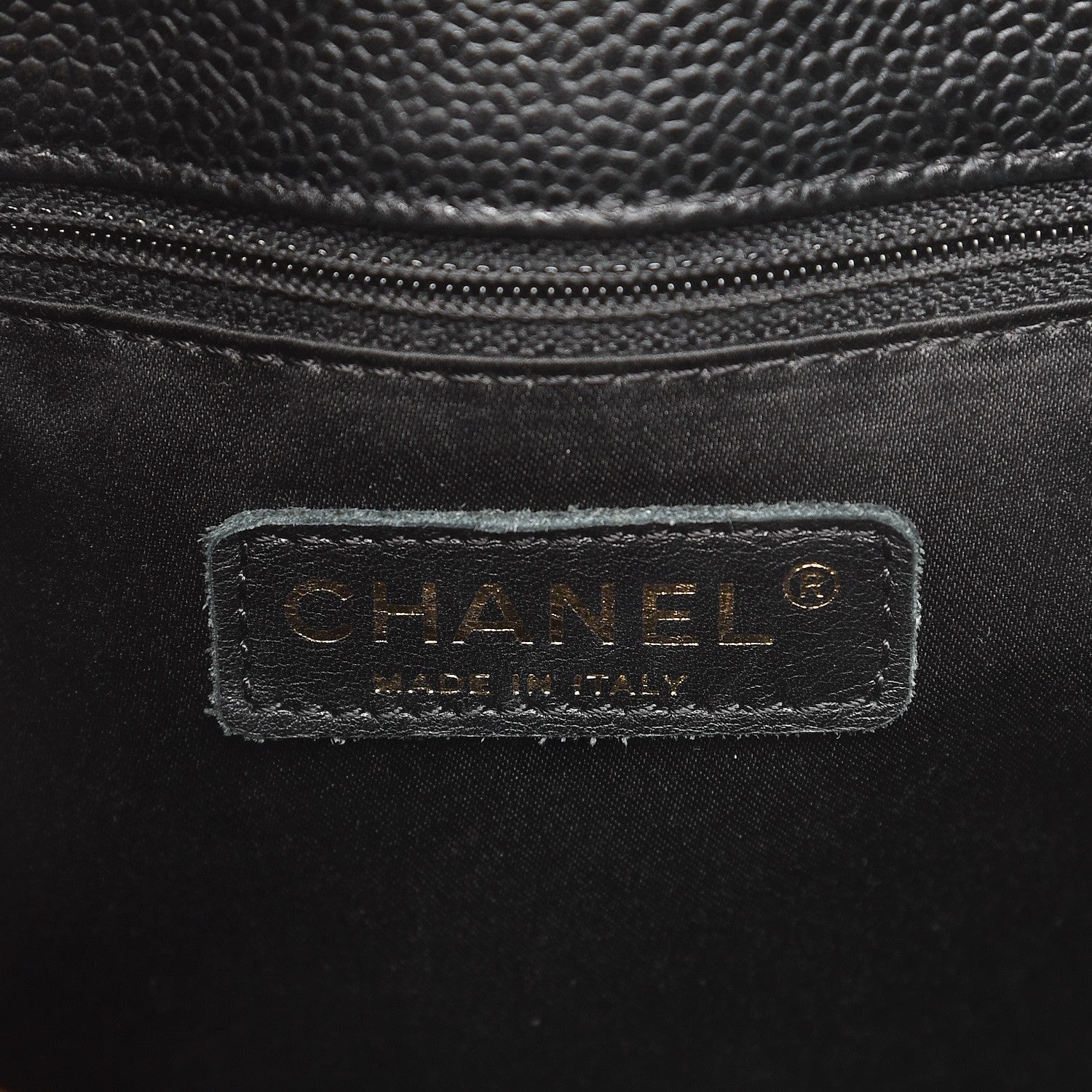 Chanel Caviar Quilted Petit Shopping Tote PST Black 8 of 13