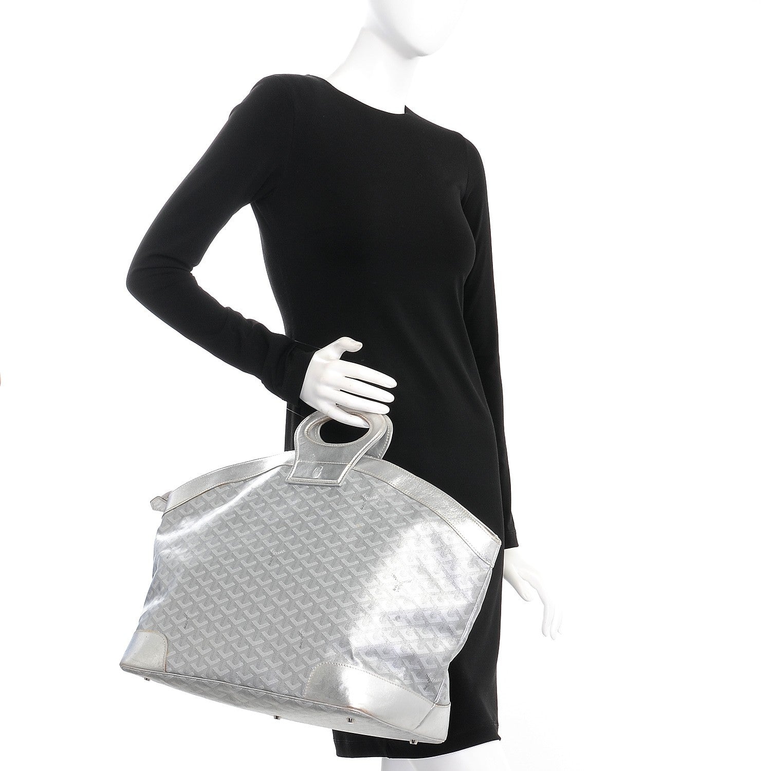 Goyard Goyardine Beluga MM Silver 2 of 27