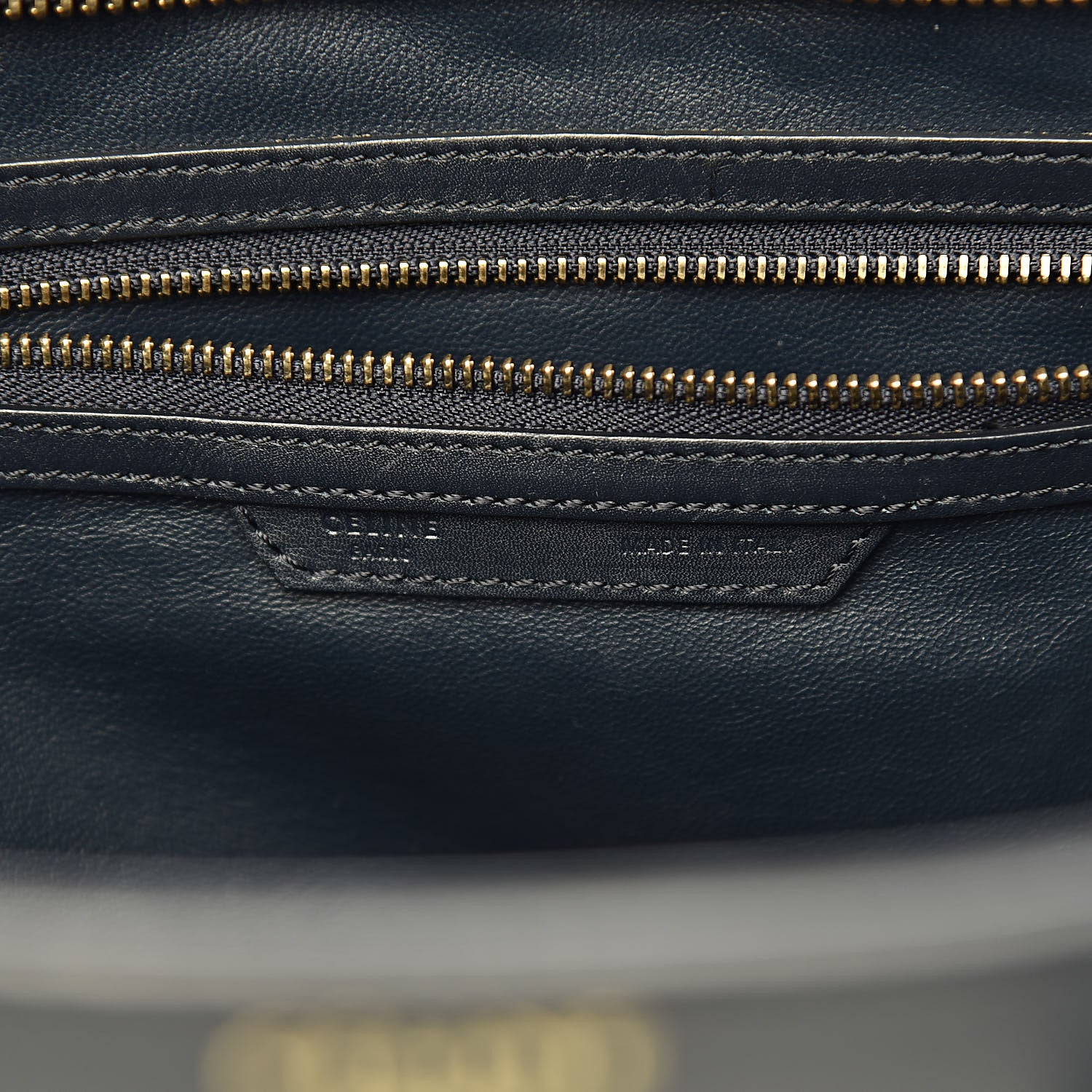 Celine Smooth Calfskin Mini Luggage Ink 6 of 16