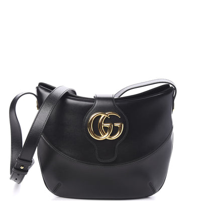 Gucci Calfskin Medium Arli Shoulder Bag Black 1 of 9