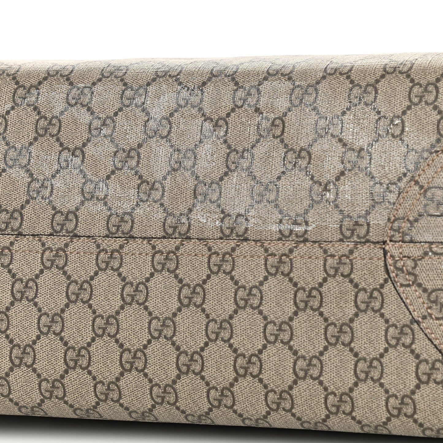 GG Supreme Monogram Medium Ophidia Shopping Tote Ebony