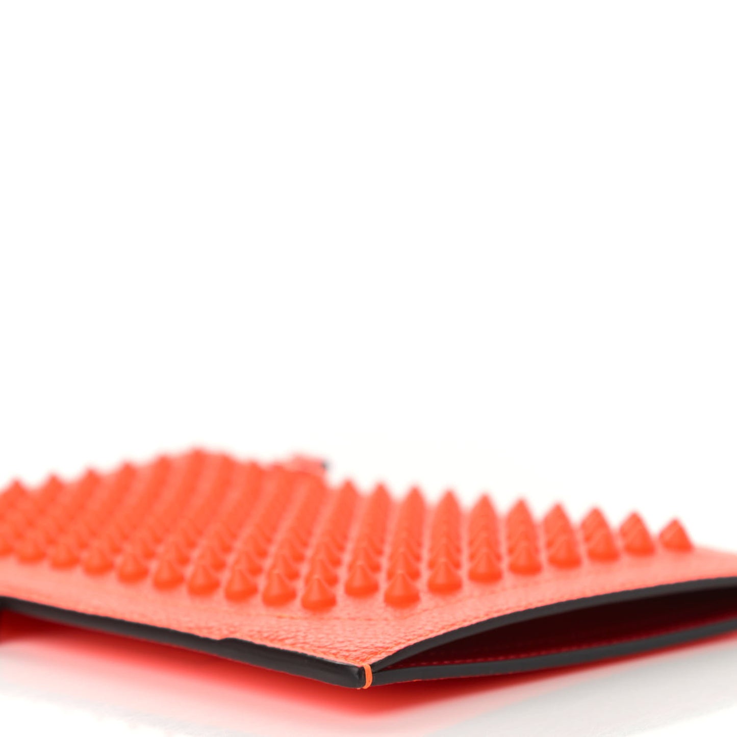 Empire Calfskin Spikes Loubilab Clutch Sunrise