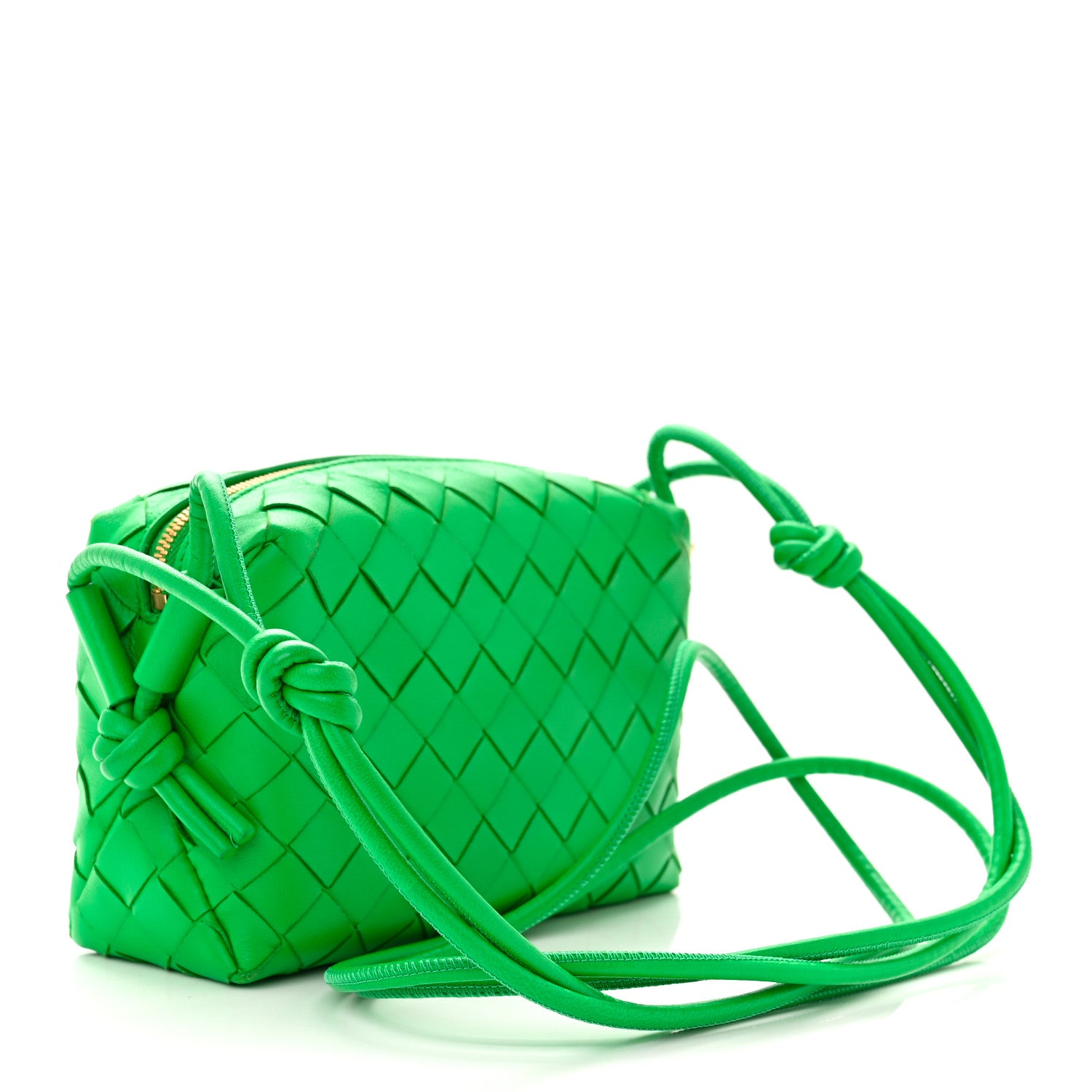 Bottega Veneta BOTTEGA VENETA Nappa Intrecciato Mini Loop Camera Bag Parakeet 3 of 10