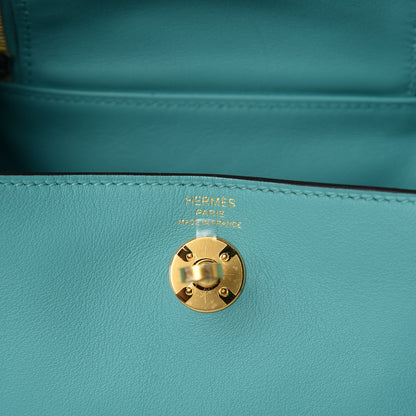 Hermes Swift Mini Lindy 20 Bleu Atoll 6 of 11