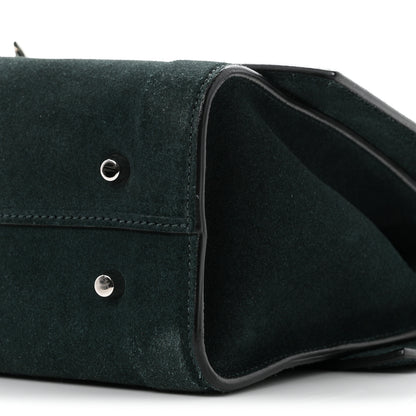 Givenchy Suede Small Shark Lock Satchel Green 10 of 10