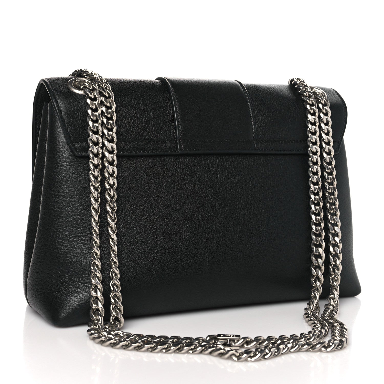 Celine Supple Calfskin Medium Victoire Bag Black 3 of 9