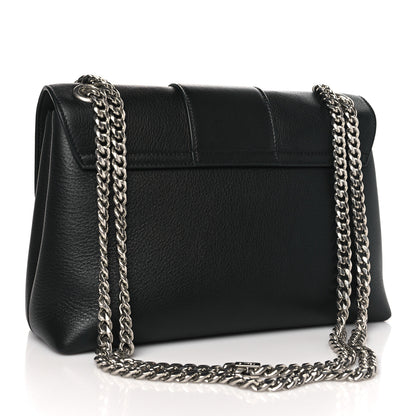 Celine Supple Calfskin Medium Victoire Bag Black 3 of 9