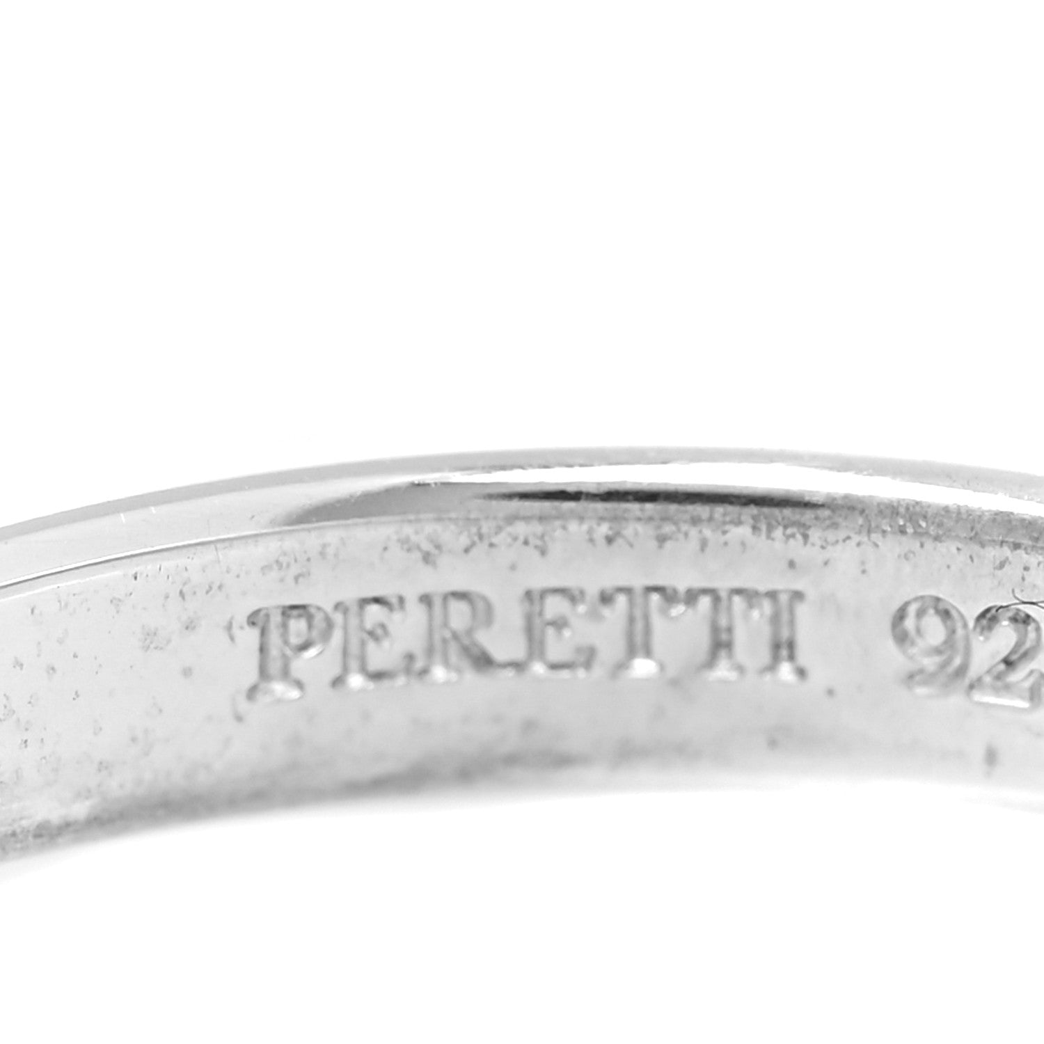 Tiffany Sterling Silver Ruby Elsa Peretti Band Ring 53 6.5 5 of 5
