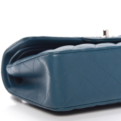 Chanel Lambskin Quilted Small Double Flap Dark Blue 6 of 10
