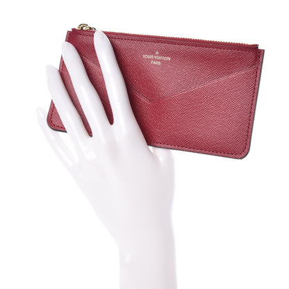 Louis Vuitton Calfskin Jeanne Wallet Zippered Insert Fuchsia 2 of 6