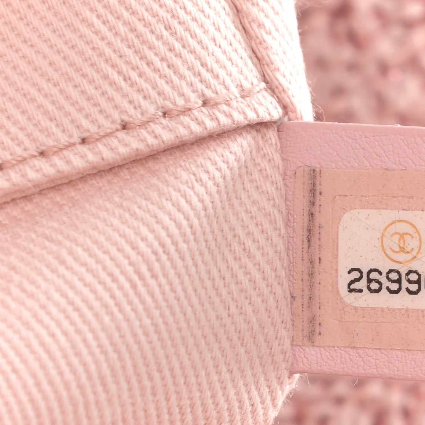 Lurex Boucle Small Deauville Tote Pink