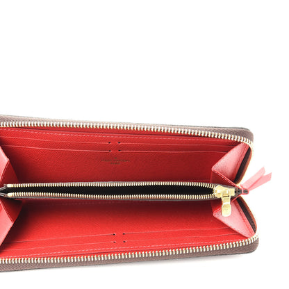 Louis Vuitton Damier Ebene Clemence Wallet Cherry 5 of 8