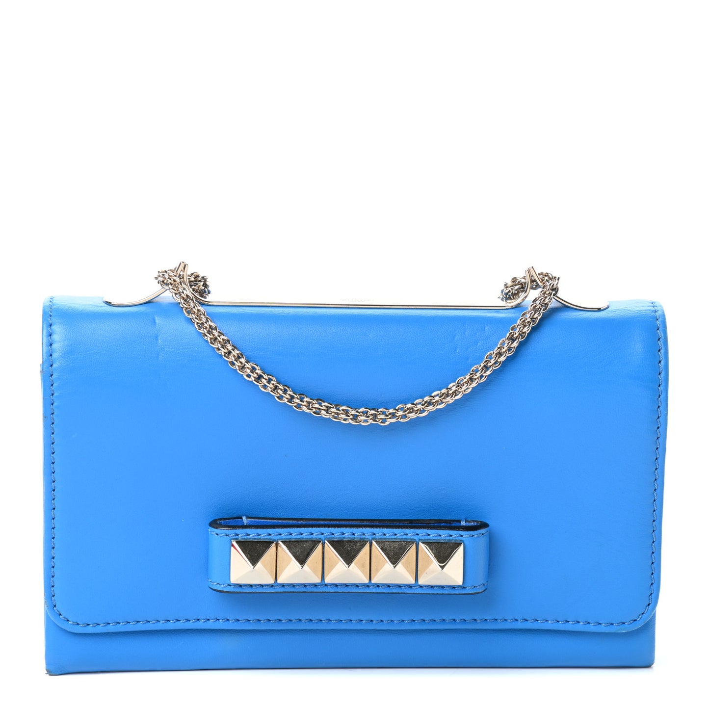 Nappa Va Va Voom Shoulder Bag Blue Fluo