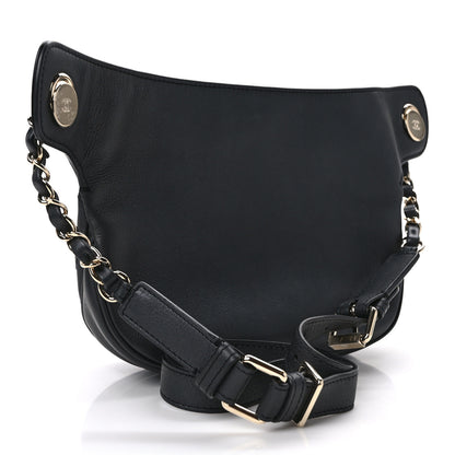 Chanel Calfskin Quilted Waist Bag Black 3 of 13