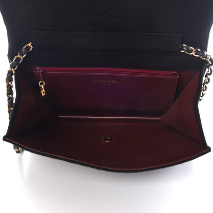 Chanel Jersey Quilted Medium Single Flap Black 5 of 13