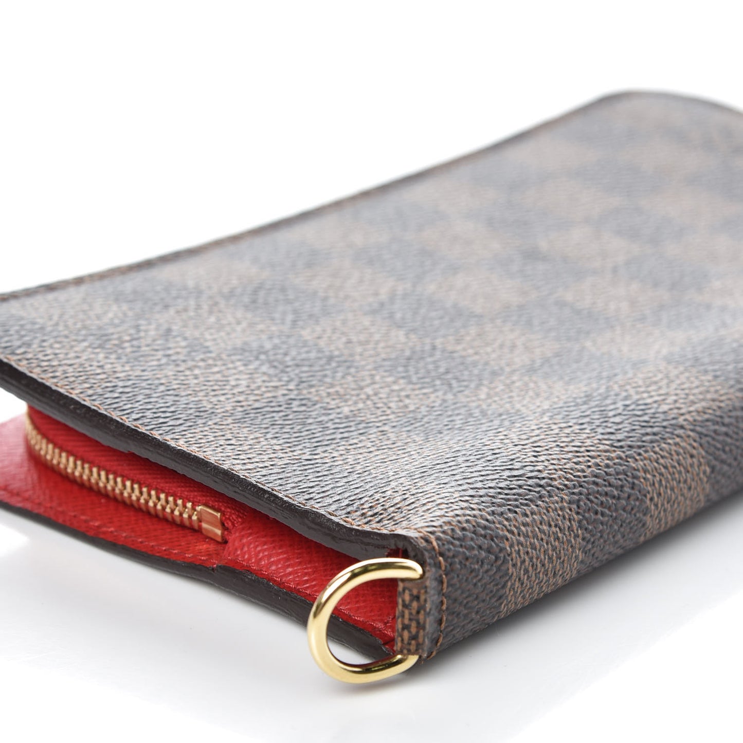 Damier Ebene Insolite Wallet Red