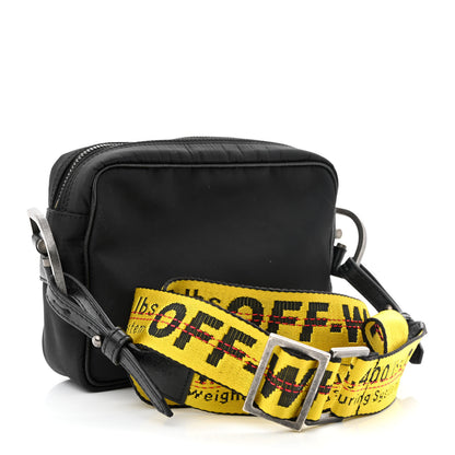 Off-White Nylon Logo Print Crossbody Bag Black 3 of 11