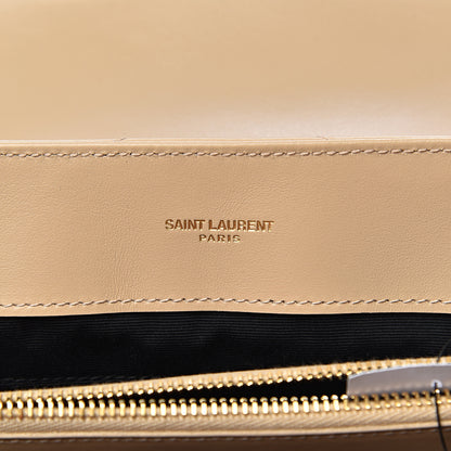 Saint Laurent Calfskin Y Quilted Monogram Medium Loulou Chain Satchel Nude Powder 5 of 11