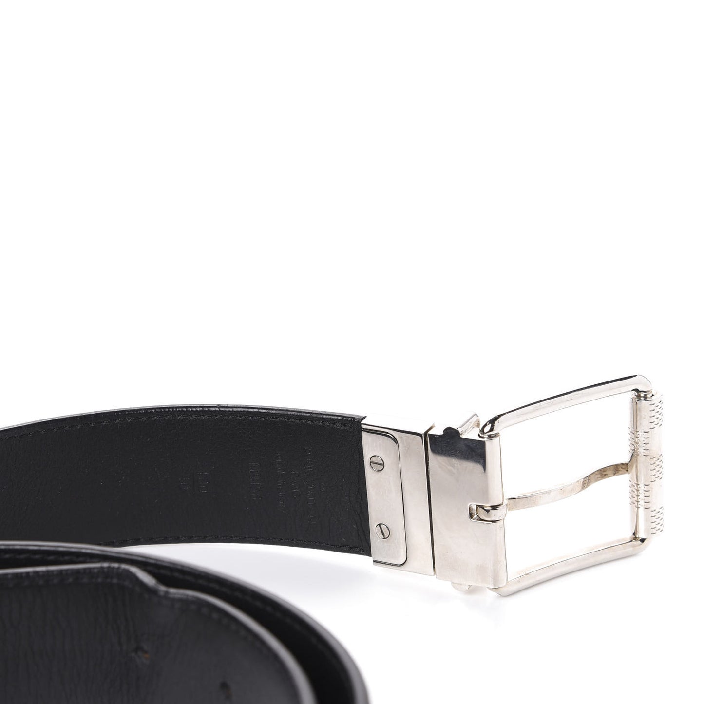 Damier Graphite Calfskin Belt 100 40 Black