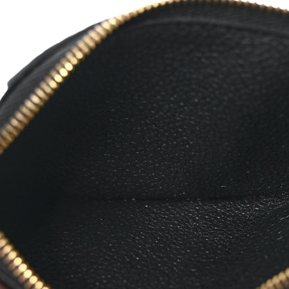 Louis Vuitton Empreinte Monogram Zipped Romy Card Holder Black 5 of 6