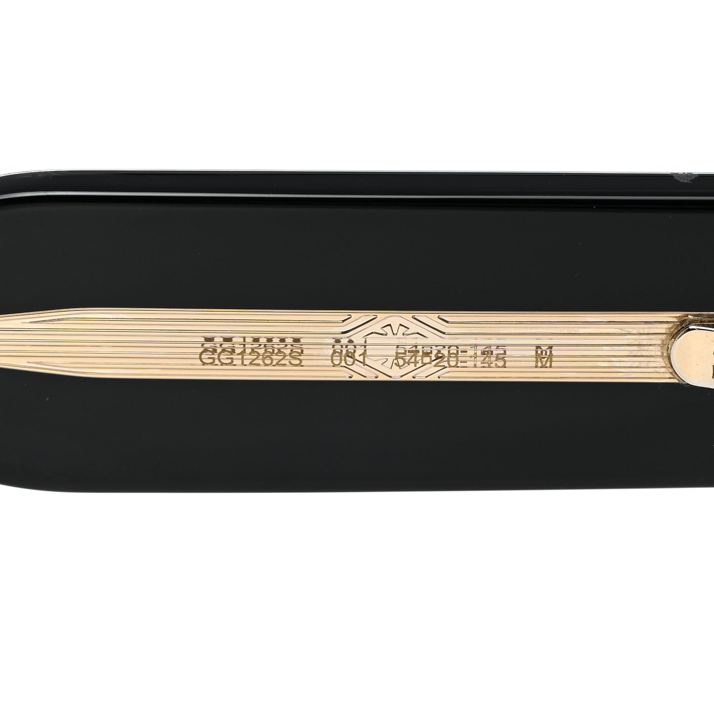 Acetate Square Frame Sunglasses GG1262S Black