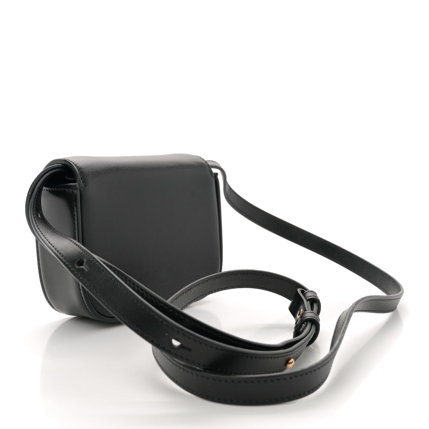 Shiny Calfskin Mini Triomphe Black