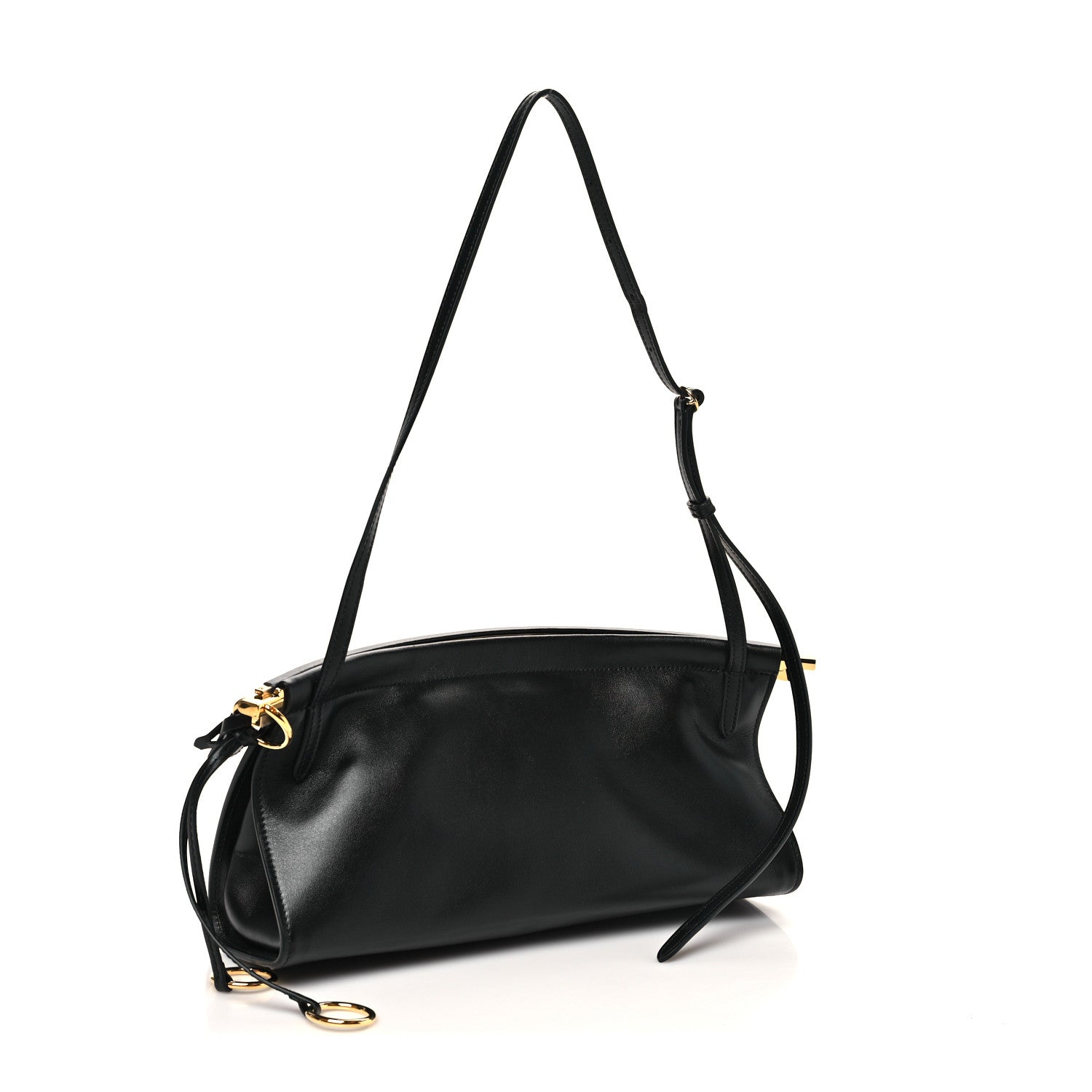 Alaia Calfskin Le Click East West Bag Black 3 of 9