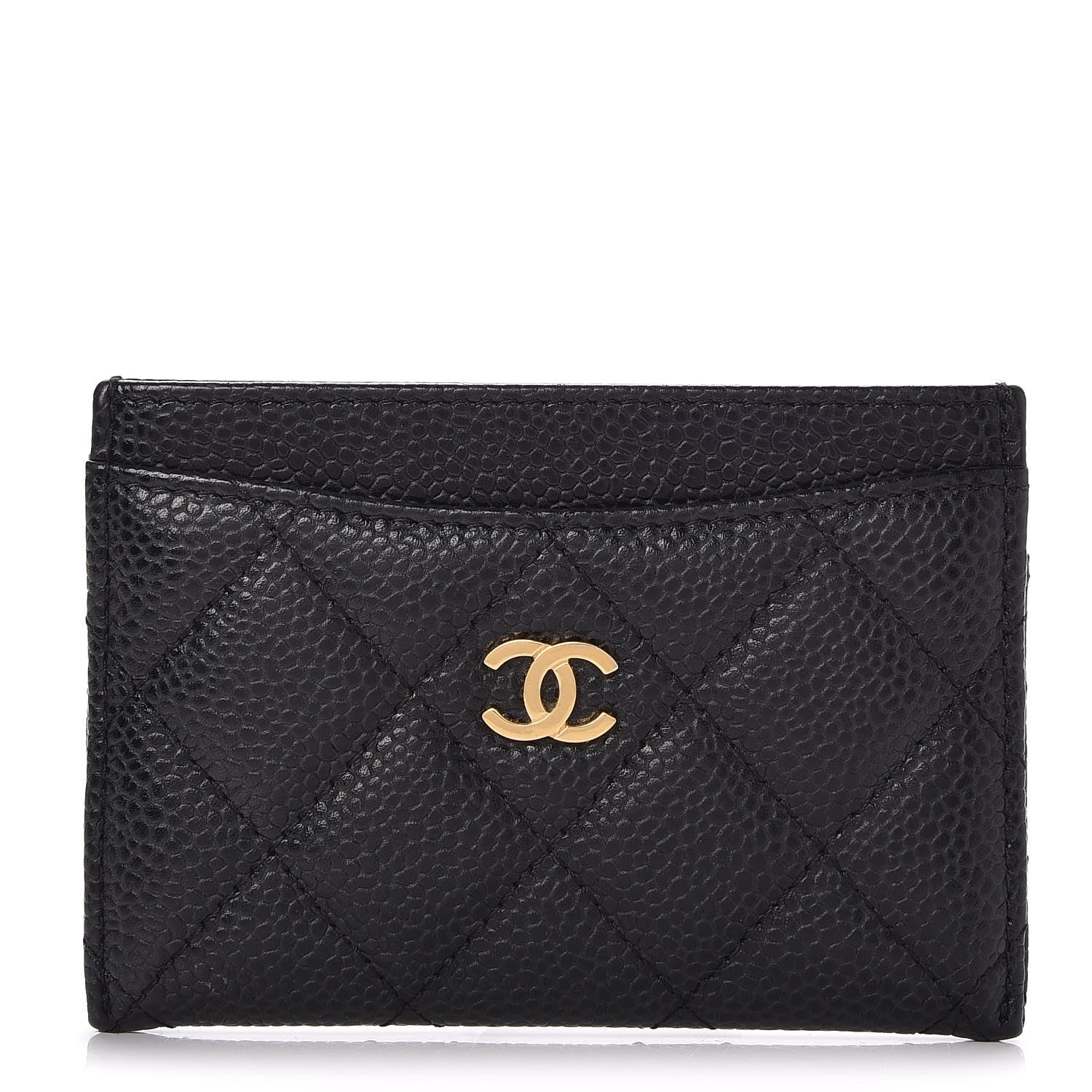 Chanel Caviar Quilted Card Holder Black 1 of 8