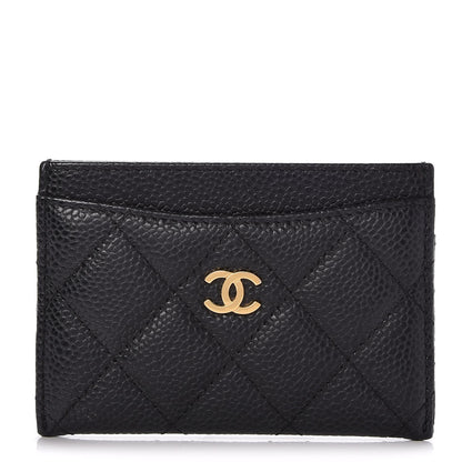 Chanel Caviar Quilted Card Holder Black 1 of 8