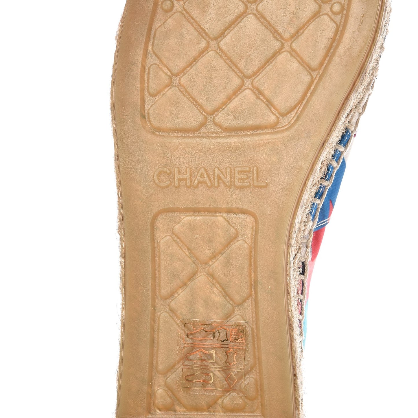 Crepe Patent CC Espadrilles 37 Multicolor Black