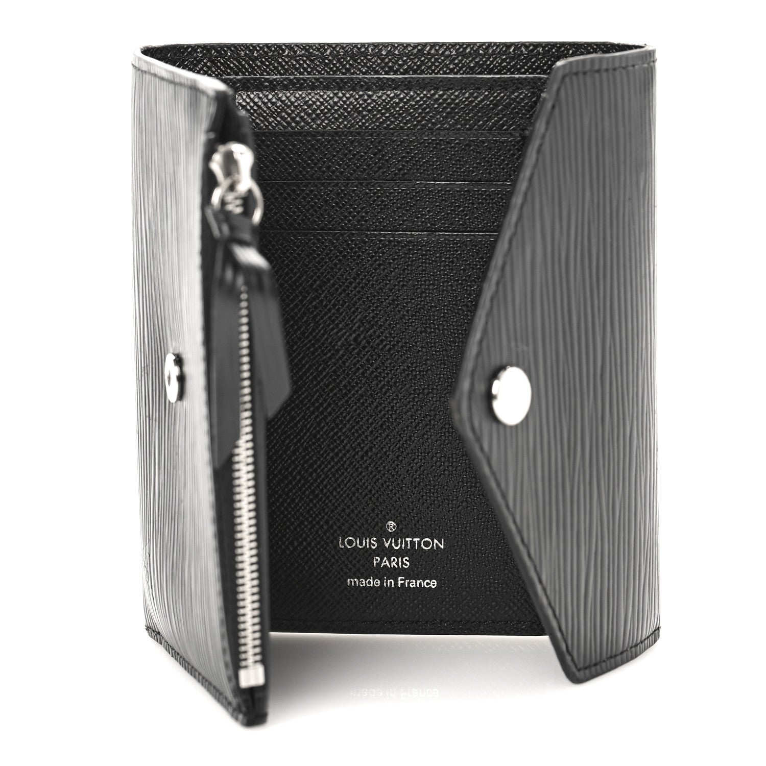 Louis Vuitton Epi Victorine Wallet Black 5 of 9