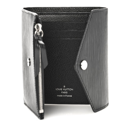 Louis Vuitton Epi Victorine Wallet Black 5 of 9