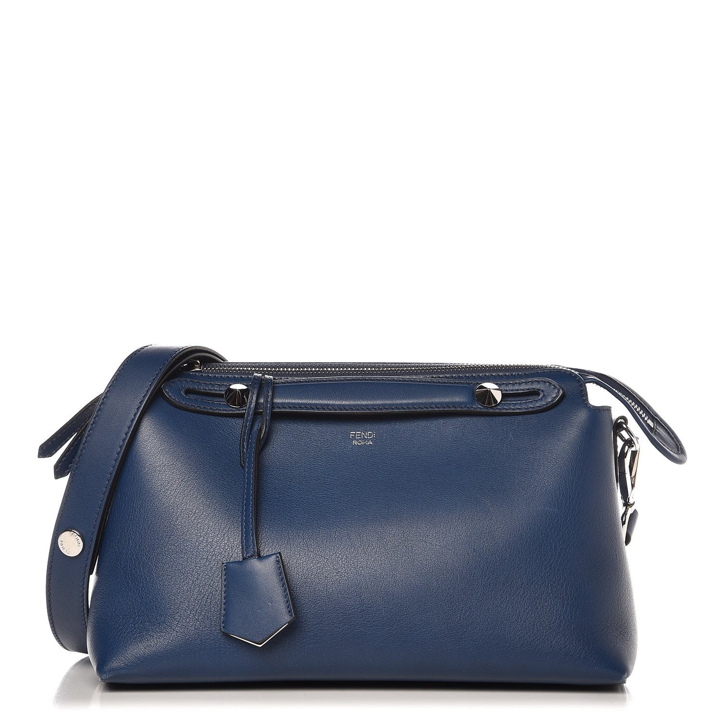 Vitello Dolce Marmol Medium By The Way Boston Bag Blue