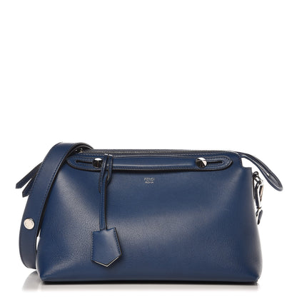 Fendi Vitello Dolce Marmol Medium By The Way Boston Bag Blue 1 of 9