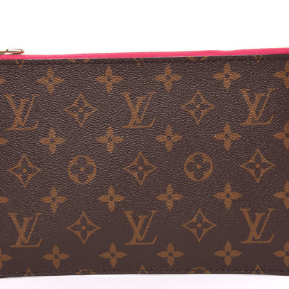 Louis Vuitton Monogram Neverfull MM GM Pochette Pivoine 9 of 10