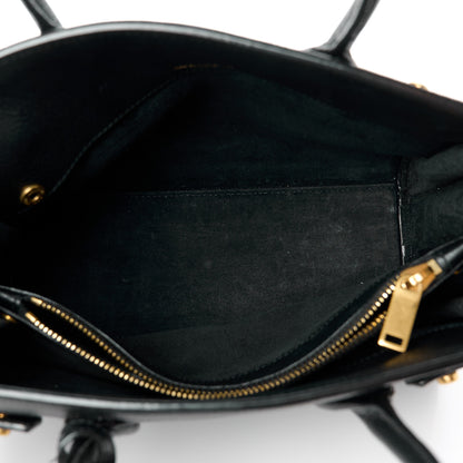 Saint Laurent Grained Calfskin Baby Sac De Jour Souple Black 5 of 11