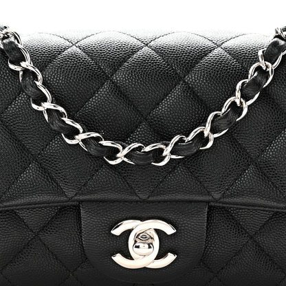 Chanel Caviar Quilted Mini Rectangular Flap Black 8 of 10