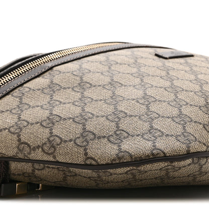 Gucci GG Supreme Monogram Belt Bag Dark Brown 9 of 10