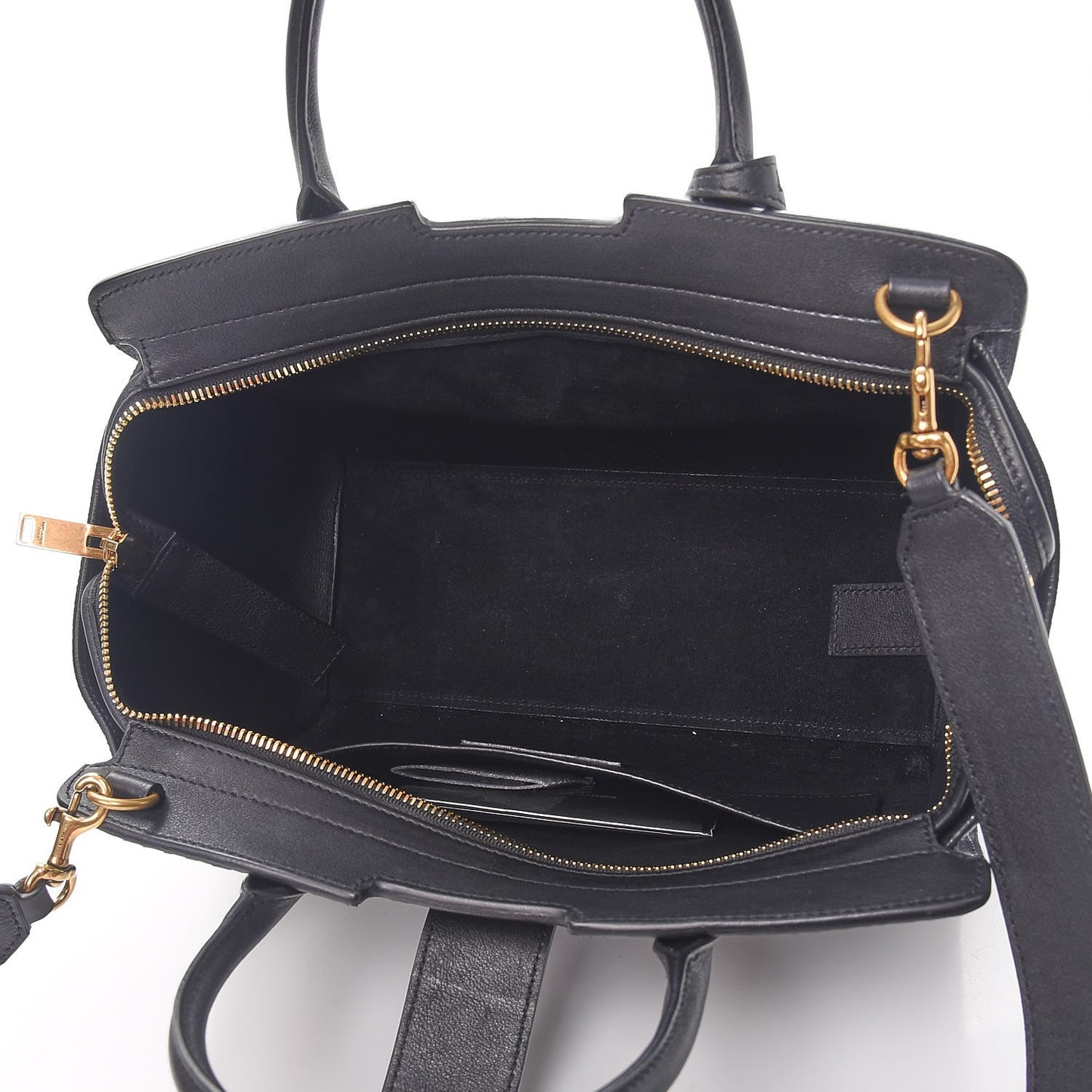 Python Suede Baby Monogram Downtown Cabas Black
