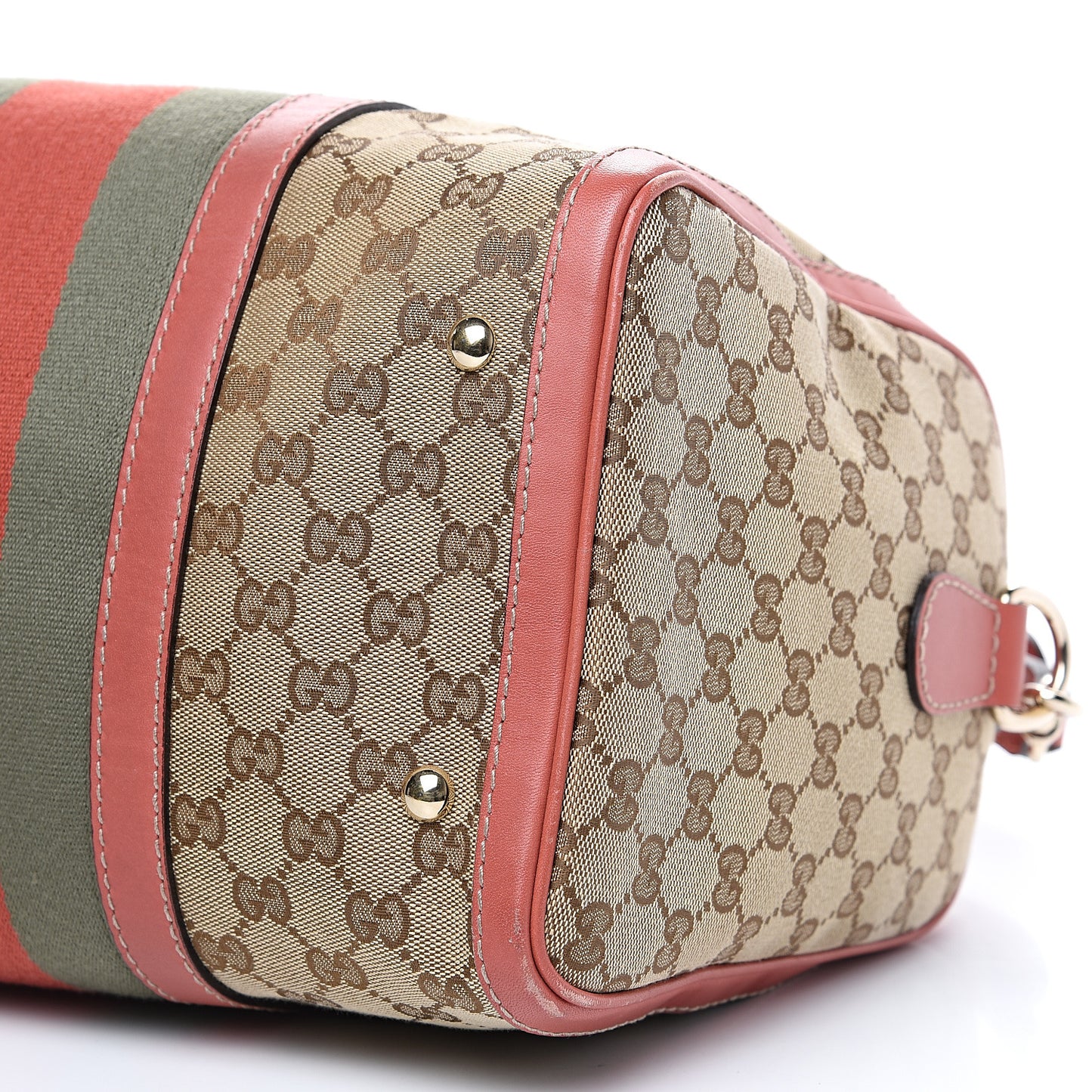 Monogram Medium Vintage Web Boston Pink