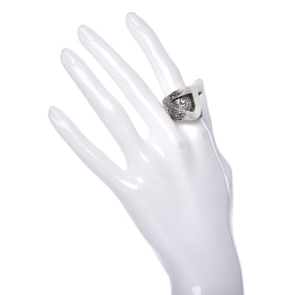 Gucci Sterling Silver Letter J Ring 57 8 2 of 7